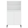 vidaXL Skříň highboard bílá 60 x 36 x 110 cm kompozitní dřevo