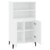 vidaXL Skříň highboard bílá 60 x 36 x 110 cm kompozitní dřevo
