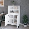 vidaXL Skříň highboard bílá 60 x 36 x 110 cm kompozitní dřevo