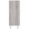 vidaXL Příborník šedý sonoma 69,5 x 34 x 90 cm kompozitní dřevo