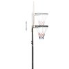 vidaXL Basketbalový koš bílý 216–250 cm polyethylen