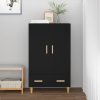 vidaXL Highboard černý 70 x 31 x 115 cm kompozitní dřevo