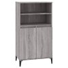 vidaXL Skříň highboard šedá sonoma 60 x 36 x 110 cm kompozitní dřevo