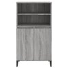 vidaXL Skříň highboard šedá sonoma 60 x 36 x 110 cm kompozitní dřevo