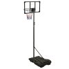 vidaXL Basketbalový koš s průhlednou deskou 216 x 250 cm polykarbonát
