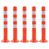 vidaXL Zahrazovací sloupky k řízení dopravy 5 ks plast 75 cm