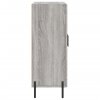 vidaXL Příborník šedý sonoma 69,5 x 34 x 90 cm kompozitní dřevo