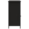 vidaXL Příborník černý 100 x 35 x 75 cm kompozitní dřevo