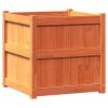 vidaXL Zahradní truhlíky 2 ks voskově hnědé masivní borovice