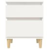 vidaXL Noční stolky 2 ks bílé 40x35x50 cm