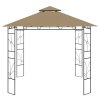 vidaXL Altán 3 x 3 x 2,7 m taupe 160 g/m²