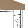 vidaXL Altán 3 x 3 x 2,7 m taupe 160 g/m²