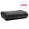 vidaXL Plachta antracitová 4 x 8 m 650 g/m²