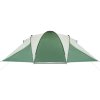 vidaXL Rodinný stan kopule pro 6 osob zelený nepromokavý