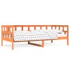 vidaXL Válenda bez matrace voskově hnědá 90 x 200 cm masivní borovice