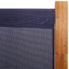 vidaXL 5dílný paraván tmavě modrý 350 x 180 cm