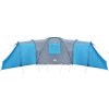 vidaXL Rodinný stan kopule pro 12 osob modrý nepromokavý