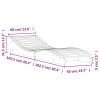 vidaXL Zahradní lehátka 2 ks bílá 205x60x31,5 cm masivní borové dřevo