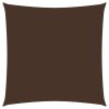 vidaXL Stínící plachta oxfordská látka čtvercová 6 x 6 m hnědá