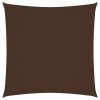 vidaXL Stínící plachta oxfordská látka čtvercová 7 x 7 m hnědá