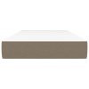 vidaXL Taštičková matrace taupe 80 x 200 x 20 cm textil