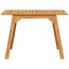 vidaXL Zahradní jídelní stůl 110 x 56 x 75 cm masivní akáciové dřevo