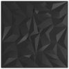 vidaXL Nástěnné panely 48 ks černé 50 x 50 cm XPS 12 m² ametyst