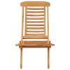 vidaXL Skládací zahradní židle 50 x 90 x 69 cm masivní teakové dřevo