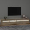 vidaXL TV skříňka s LED osvětlením dub sonoma 240x35x40 cm