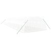 vidaXL Skleník s ocelovým rámem bílý 56 m² 14 x 4 x 2 m