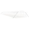 vidaXL Skleník s ocelovým rámem bílý 96 m² 24 x 4 x 2 m