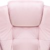 vidaXL Kancelářská židle růžová samet