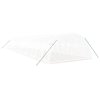 vidaXL Skleník s ocelovým rámem bílý 64 m² 16 x 4 x 2 m