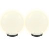 vidaXL Kulovité LED lampy 4 ks koule 25 cm PMMA