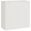 vidaXL Kartotéka bílá 90 x 40 x 90 cm ocel