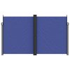 vidaXL Zatahovací boční markýza modrá 200 x 600 cm