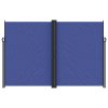 vidaXL Zatahovací boční markýza modrá 220 x 600 cm