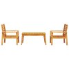 vidaXL 3dílná sada zahradního nábytku masivní akáciové dřevo