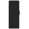 vidaXL Nástěnná skříňka černá 69,5 x 34 x 90 cm kompozitní dřevo