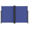 vidaXL Zatahovací boční markýza modrá 160 x 1 000 cm