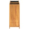 vidaXL Zahradní truhlík s vložkou 84x42x100 cm masivní akáciové dřevo