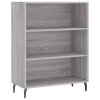 vidaXL Skříň highboard šedá sonoma 69,5 x 34 x 180 cm kompozitní dřevo