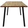 vidaXL Jídelní stůl 150 x 90 x 75 cm masivní akáciové dřevo