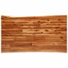 vidaXL Jídelní stůl s živou hranou 140x80x75 cm masivní akáciové dřevo