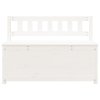 vidaXL Lavice bílá 110 x 41 x 76,5 cm masivní borovice