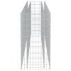 vidaXL Gabionový vyvýšený záhon pozinkovaná ocel 360 x 50 x 100 cm