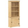 vidaXL Skříň highboard Corona 74 x 38 x 170 cm masivní borové dřevo