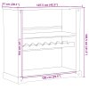 vidaXL Skříňka na víno Corona 107,5x51x105,5 cm masivní borové dřevo