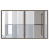 vidaXL Zahradní stůl se skleněnou deskou šedý 110x68x70 cm polyratan