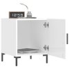 vidaXL Noční stolky 2 ks lesklé bílé 40 x 40 x 50 cm kompozitní dřevo